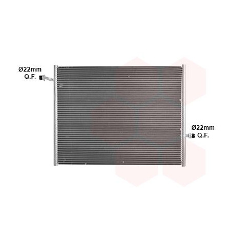 Radiateur pour intercooler refroidi à eau