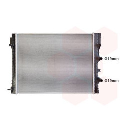Radiateur pour intercooler refroidi à eau