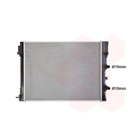 Radiateur pour intercooler refroidi à eau