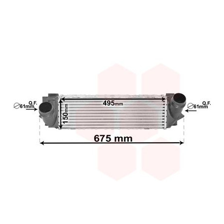 INTERCOOLER xDrive 35i 3.0i 495x150x100 