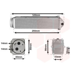 Turbocooler (intercooler) refroidi a eau