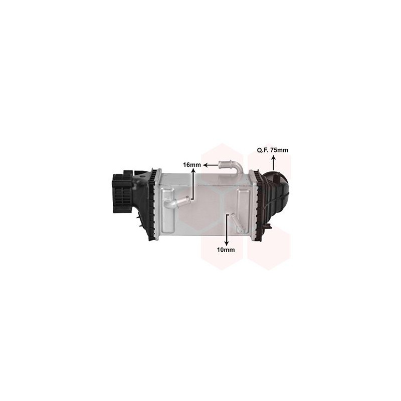 Turbocooler (intercooler) refroidi a eau 