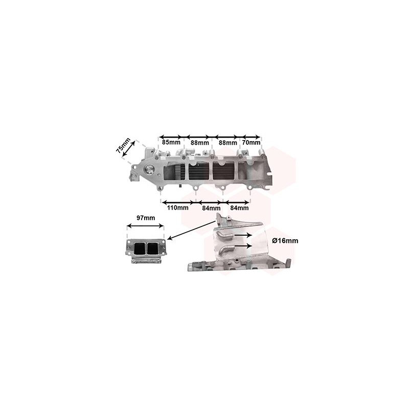 Turbocooler (intercooler) refroidi a eau