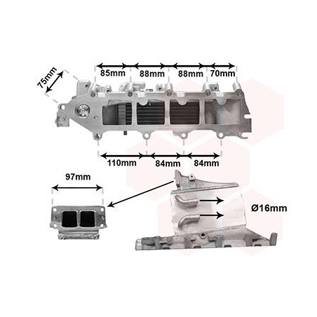 Turbocooler (intercooler) refroidi a eau