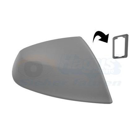 Couvercle de rétroviseur droit