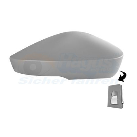 Couvercle de rétroviseur droit