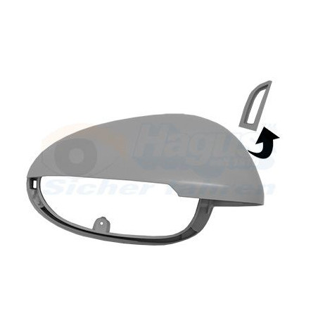Couvercle de rétroviseur droit
