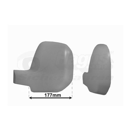 Couvercle de rétroviseur gauche