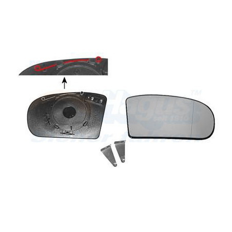 Miroir rétroviseur droit