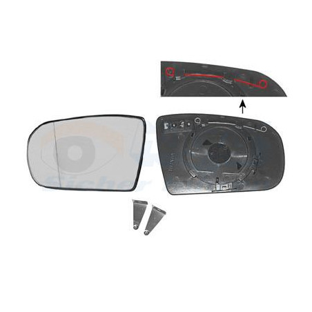 Miroir rétroviseur droit