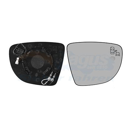 Miroir rétroviseur droit