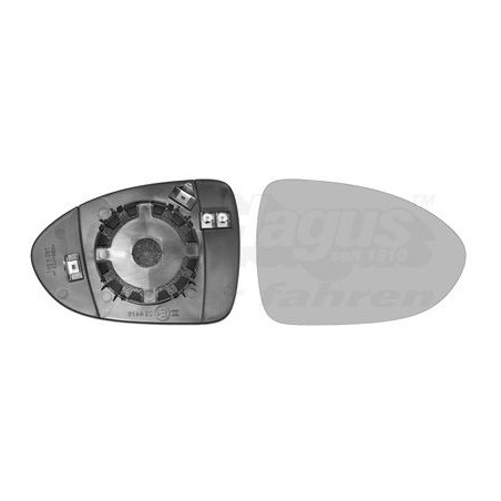 Miroir rétroviseur droit