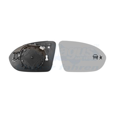 Miroir rétroviseur droit