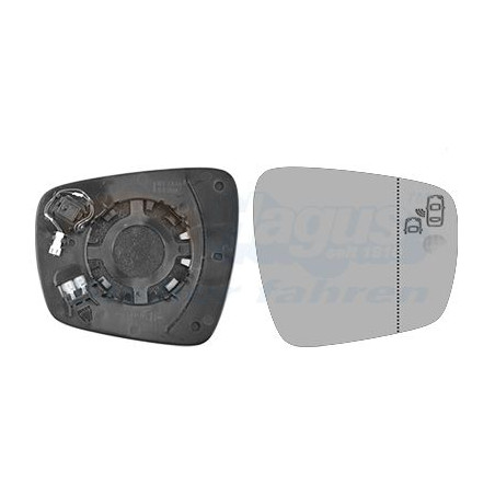 Miroir rétroviseur droit