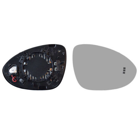 Miroir rétroviseur droit chauffant side assist
