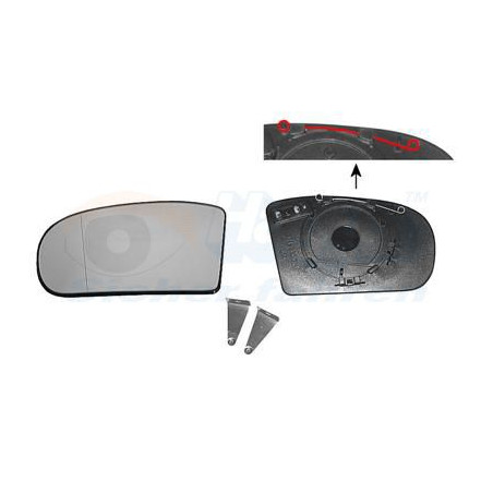 Miroir rétroviseur gauche