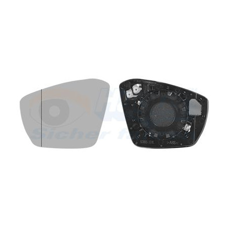 Miroir rétroviseur gauche