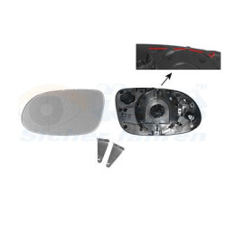 Miroir rétroviseur gauche