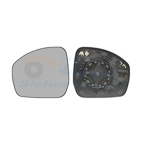 Miroir rétroviseur gauche