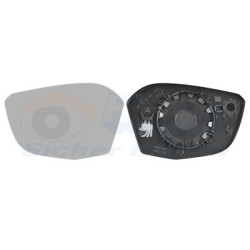 Miroir rétroviseur gauche chauffant