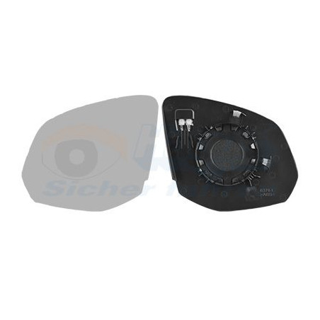 Miroir rétroviseur gauche