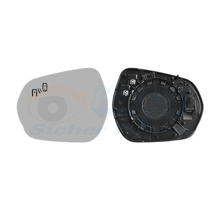 Miroir rétroviseur gauche