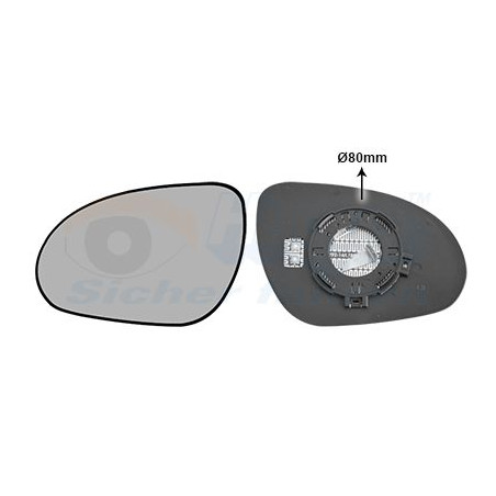 Miroir rétroviseur gauche