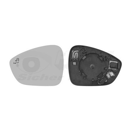 Miroir rétroviseur gauche