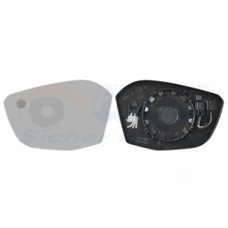 Miroir rétroviseur gauche chauffant side assist