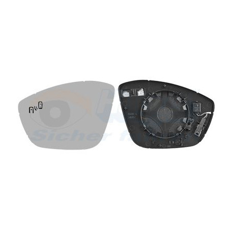 Miroir rétroviseur gauche