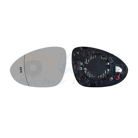 Miroir rétroviseur gauche chauffant side assist