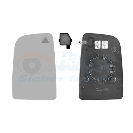 Miroir rétroviseur gauche