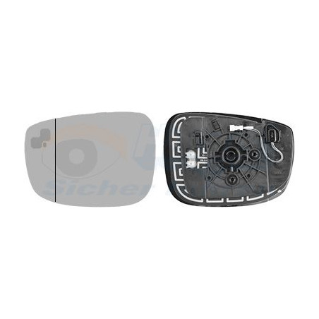 Miroir rétroviseur gauche