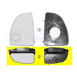 Miroir rétroviseur gauche