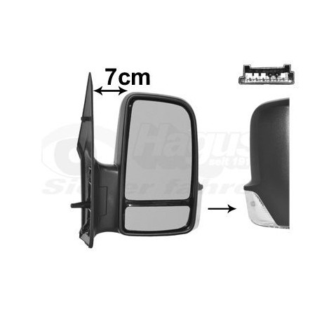 Rétroviseur complet droit