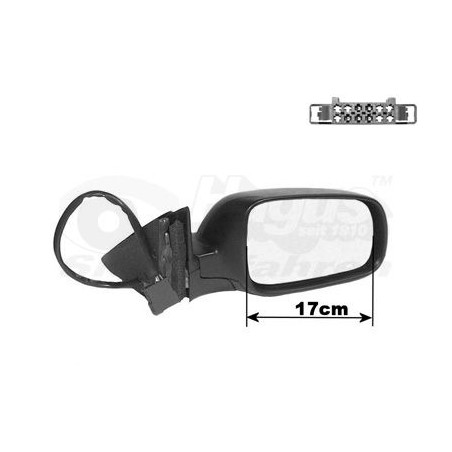 Rétroviseur éléctrique complet droit