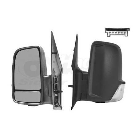 Rétroviseur éléctrique complet droit