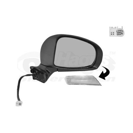 Rétroviseur éléctrique complet droit