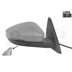 Rétroviseur éléctrique complet droit