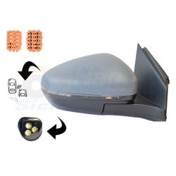 Rétroviseur éléctrique complet droit