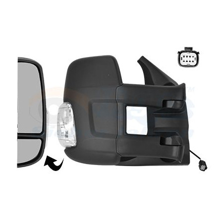 Rétroviseur éléctrique complet droit