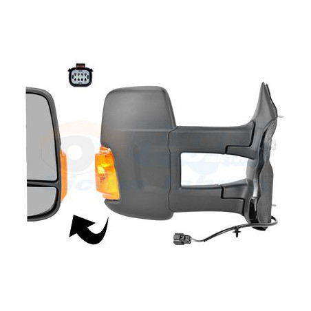 Rétroviseur éléctrique complet droit