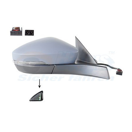 Rétroviseur éléctrique complet droit