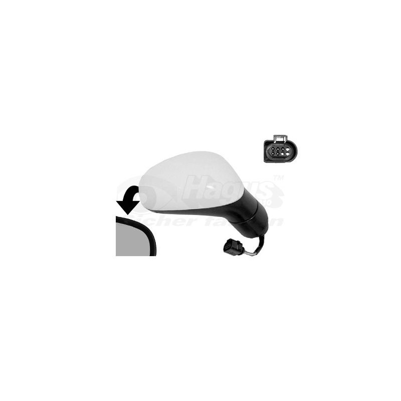Rétroviseur éléctrique complet droit