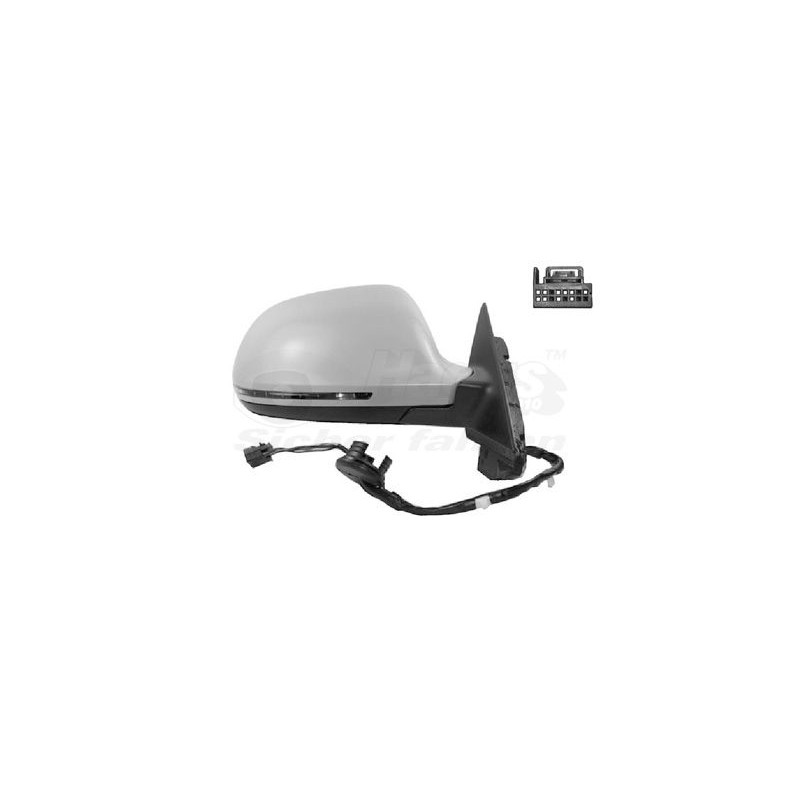 Rétroviseur éléctrique complet droit