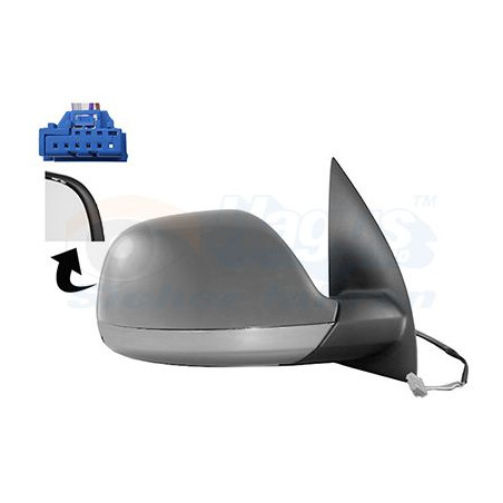 Rétroviseur éléctrique complet droit