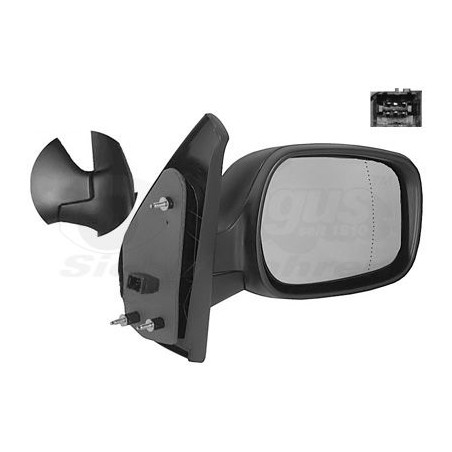 Rétroviseur éléctrique complet droit