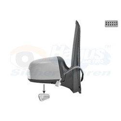Rétroviseur éléctrique complet droit