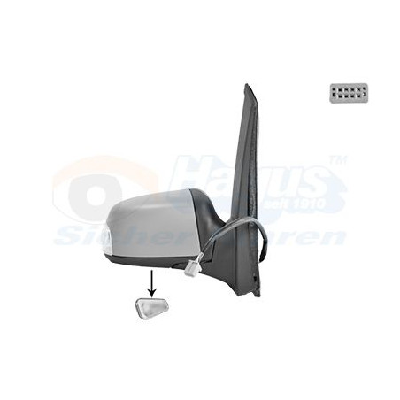 Rétroviseur éléctrique complet droit