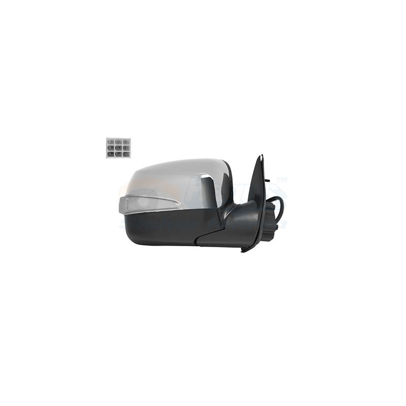 Rétroviseur éléctrique complet droit